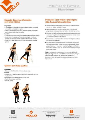 Imagem de Faixa elástica mini band nível médio 0,70mm vollo