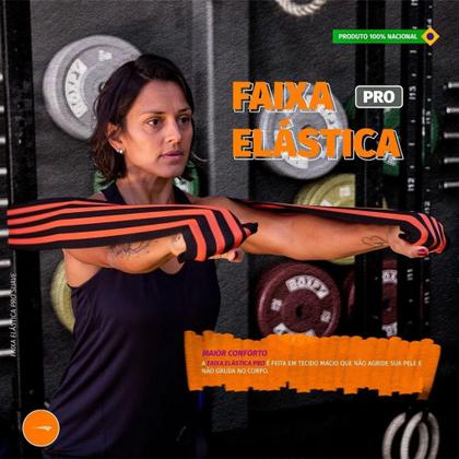 Imagem de Faixa Elástica Pro Suave - Poliéster Resistente Funcional - Hidrolight FL65