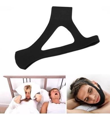 Imagem de Faixa Elástica Queixeira Anti Ronco Apneia Cabeça 3 Pontas