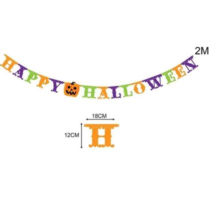 Imagem de Faixa Happy Halloween Un - Silverfestas