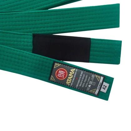 Imagem de Faixa Jiu Jitsu Atama Tradicional Verde Ponta Preta