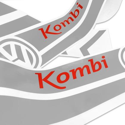 Imagem de Faixa Kombi Sport Standard Adesivo Lateral Volkswagen - Kit