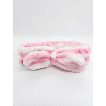 Imagem de Faixa Laço Maquiagem Makeup Toalha Tiara Cabelo Rosto Limpo - CORES SORTIDAS
