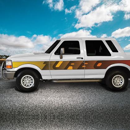 Imagem de Faixa Lateral Compatível Com F-1000 1993 Turbo Cabine Extra