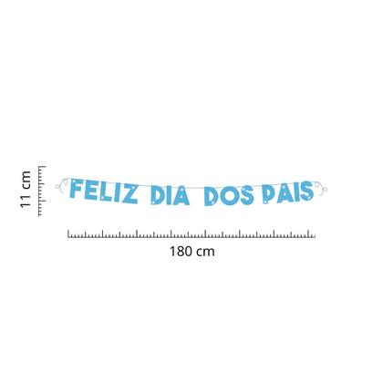 Imagem de faixa lindo enfeite de feliz dia dos pais decoração de loja