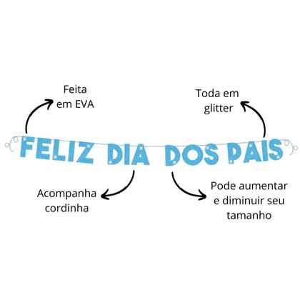 Imagem de faixa lindo enfeite de feliz dia dos pais decoração de loja