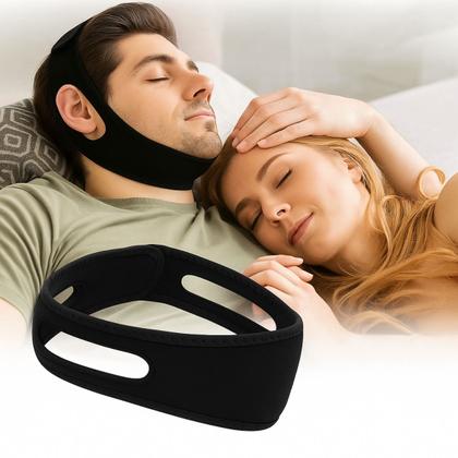 Imagem de Faixa Para Cabeça Anti Ronco e Apneia Do Sono Ajustável