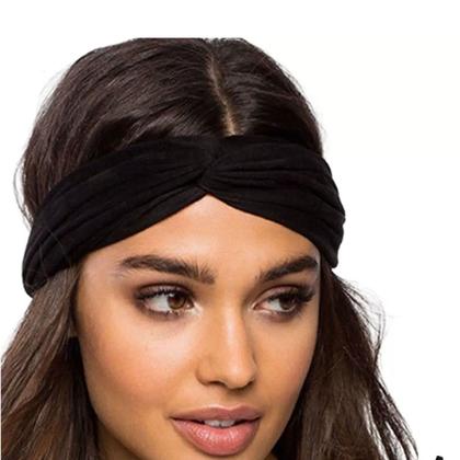 Imagem de Faixa Para Cabelo Modelo Turbante Headband Varias Cores