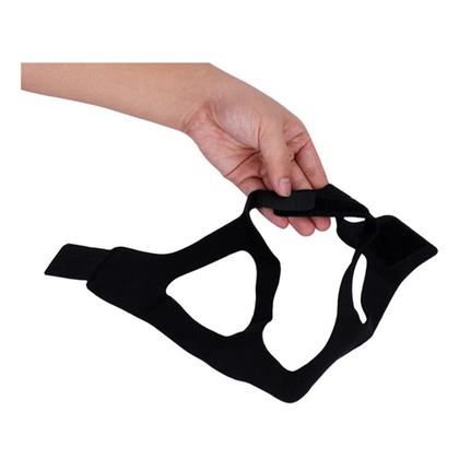 Imagem de Faixa Respire Melhor Anti Ronco tecido macio papada Preto