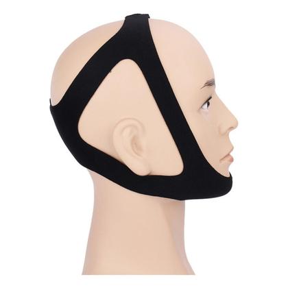 Imagem de Faixa Respire Melhor Anti Ronco tecido macio papada Preto