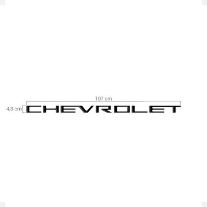 Imagem de Faixa Traseira Chevrolet S10 2025  Adesivo Resinado Genérico