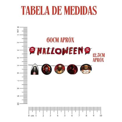 Imagem de Faixa Varal Decoração Festa De Halloween 1 Un Regina Festas