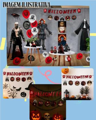 Imagem de Faixa Varal Decoração Festa De Halloween 1 Un Regina Festas