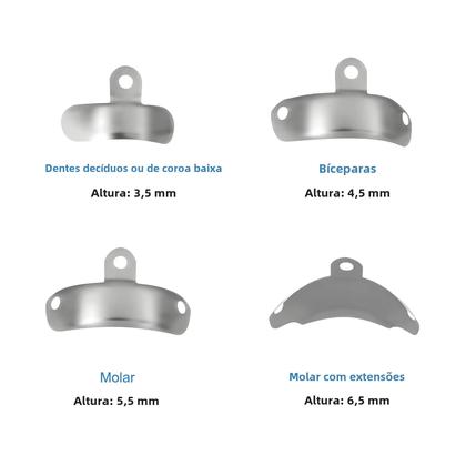 Imagem de Faixas Ortodônticas de Titânio e Níquel - Sistema de Anel de Fixação Seccional