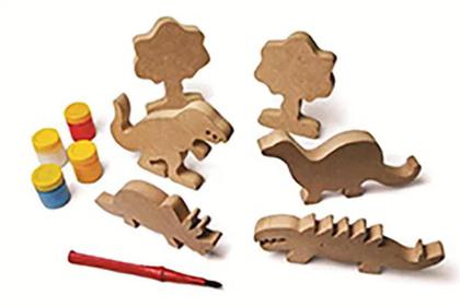 Imagem de Familia dinossauro aquarela brinquedos