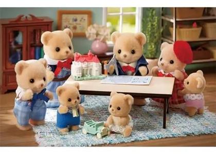 Imagem de Família Dos Ursos Biscoito Sylvanian Families Epoch Original