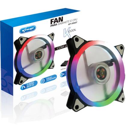 Imagem de Fan para Gabinete e CPU Com Led Knup VR307