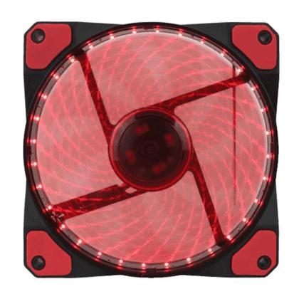 Imagem de Fan para PC Gamer GF12R 12CM Vermelho 32 LED
