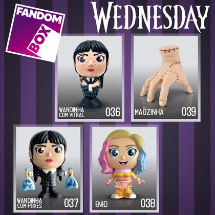 Imagem de Fandom Box Enid Wandinha Boneco Em Vinil Coleção Série Netflix Wednesday Líder Brinquedos