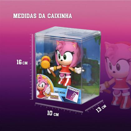 Imagem de Fandom Box Sonic Miniatura Colecionável Cores Vibrantes