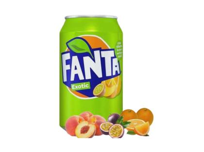 Imagem de Fanta Refrigerante  Importado 330ml - 2unid