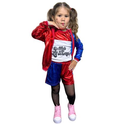 Imagem de Fantasia Alerquina Infantil Completa C/ Taco, Meia E Jaqueta