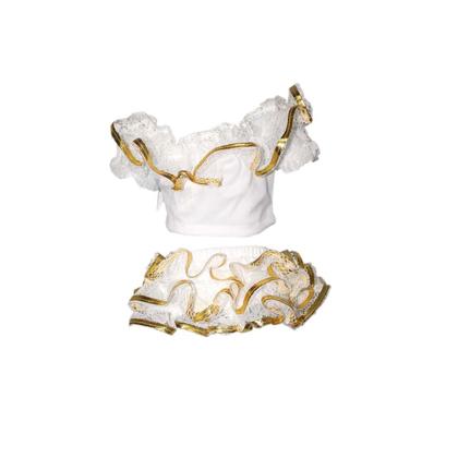 Imagem de Fantasia Baiana Bebê Para Carnaval Roupa Menina Super Luxo