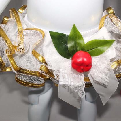 Imagem de Fantasia Baiana Bebê Para Carnaval Roupa Menina Super Luxo