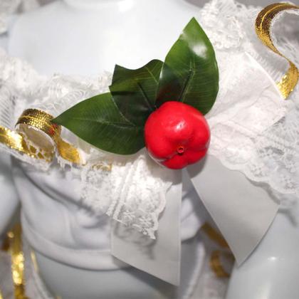 Imagem de Fantasia Baiana Bebê Para Carnaval Roupa Menina Super Luxo