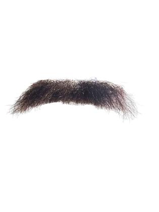 Imagem de Fantasia Bigode Falso castanho Claro grosso + cola 10ml