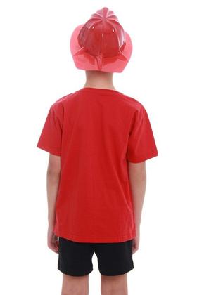 Imagem de Fantasia Bombeiro Herói - camiseta e shorts