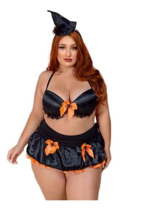 Imagem de Fantasia Bruxa Adulto Halloween Feminina R69