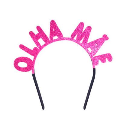 Imagem de Fantasia Carnaval Adulta Casal Kit Tiara e Plaquinha Divertida Com Frases