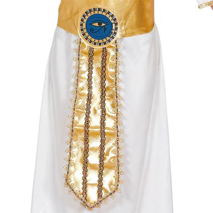 Imagem de Fantasia Carnaval Infantil pra Menina Vestido Cleópatra Egípcia Deusa Super Luxo