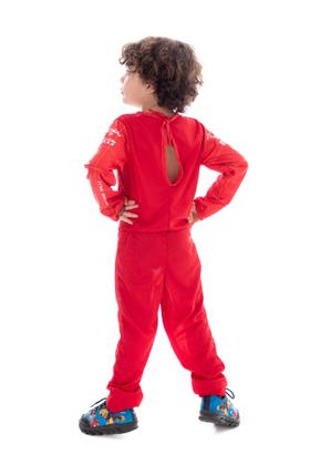 Imagem de Fantasia Carros Piloto De Formula 1 Infantil Macacão Longo