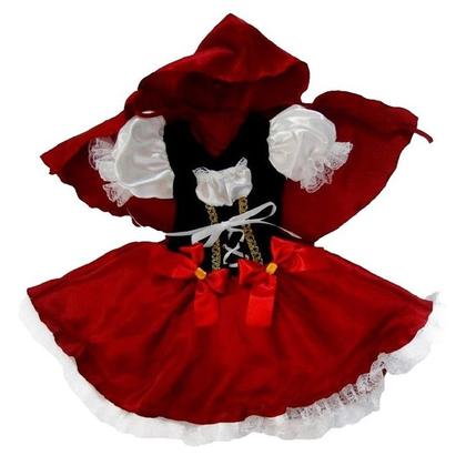Imagem de Fantasia Chapeuzinho Vermelha Infantil com Capuz