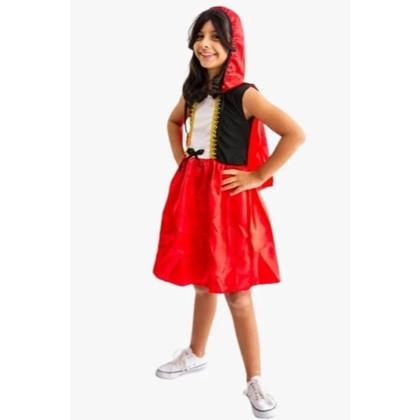 Imagem de Fantasia Chapeuzinho Vermelho Infantil Meninas