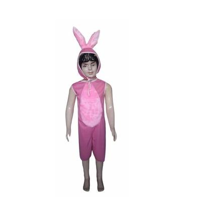 Imagem de Fantasia Coelho Páscoa Macacão Rosa Infantil Menino e Menina Coelhinha Carnaval Halloween Zumbi Terror