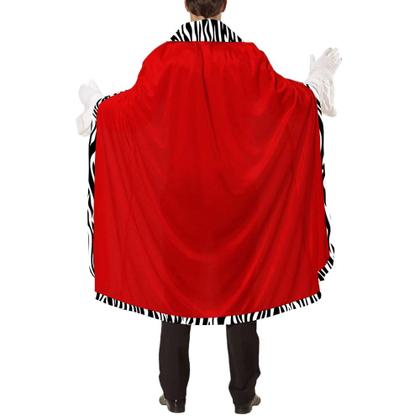 Imagem de Fantasia Completa Capa de Rei Adulto Cosplay Imperador Realeza Traje Manto Príncipe Festa de Aniversário Debutante