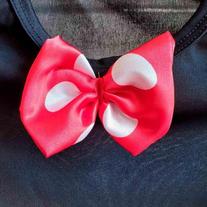 Imagem de Fantasia da Minnie Menina Vestido Vermelho Infantil