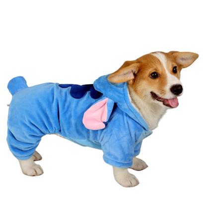 Imagem de Fantasia de animal de estimação com capuz Nekewe Shark Style, pijama de inverno