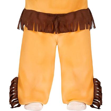 Imagem de Fantasia de Bebe Menino Roupa Índio Americano de Luxo Completa Carnaval Festas e Teatro