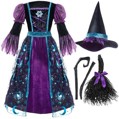 Imagem de Fantasia de bruxa Spooktacular Creations Moon Shimmer Girl 10-12y
