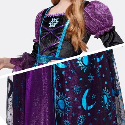 Imagem de Fantasia de bruxa Spooktacular Creations Moon Shimmer Girl 10-12y