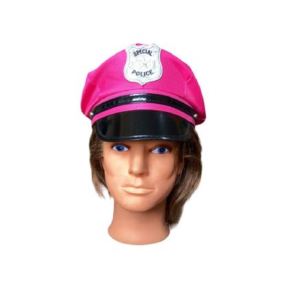 Imagem de Fantasia de Casal Policial Chapéu Quepe Carnaval -Kit 2 un