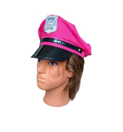 Imagem de Fantasia de Casal Policial Chapéu Quepe Carnaval -Kit 2 un