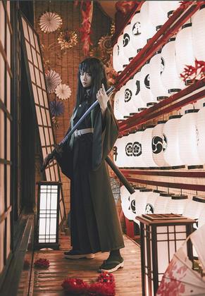 Imagem de Fantasia de cosplay CR ROLECOS Tokitou Muichirou tamanho L para o Halloween