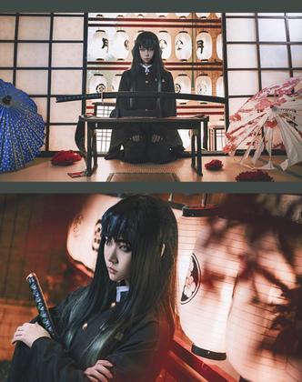 Imagem de Fantasia de cosplay CR ROLECOS Tokitou Muichirou tamanho L para o Halloween