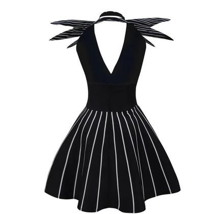 Imagem de Fantasia De Cosplay De Jack Skellington Para Halloween E Natal, Traje De Decoração De Desenho