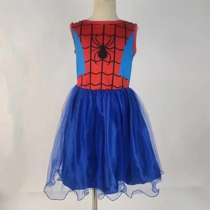 Imagem de Fantasia De Cosplay De Menina Homem-Aranha Rosa Para Crianças, Vestido Para Halloween E Natal,